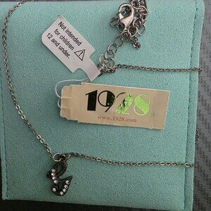 NWT Silver Tone 16" Initial Necklace "G"- 1928